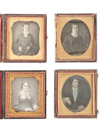 [EARLY PHOTOGRAPHY]. 23 sixth plate daguerreotypes of women with severe or unpleasant expressions, incl. VAN LOAN and BOGARDUS examples.