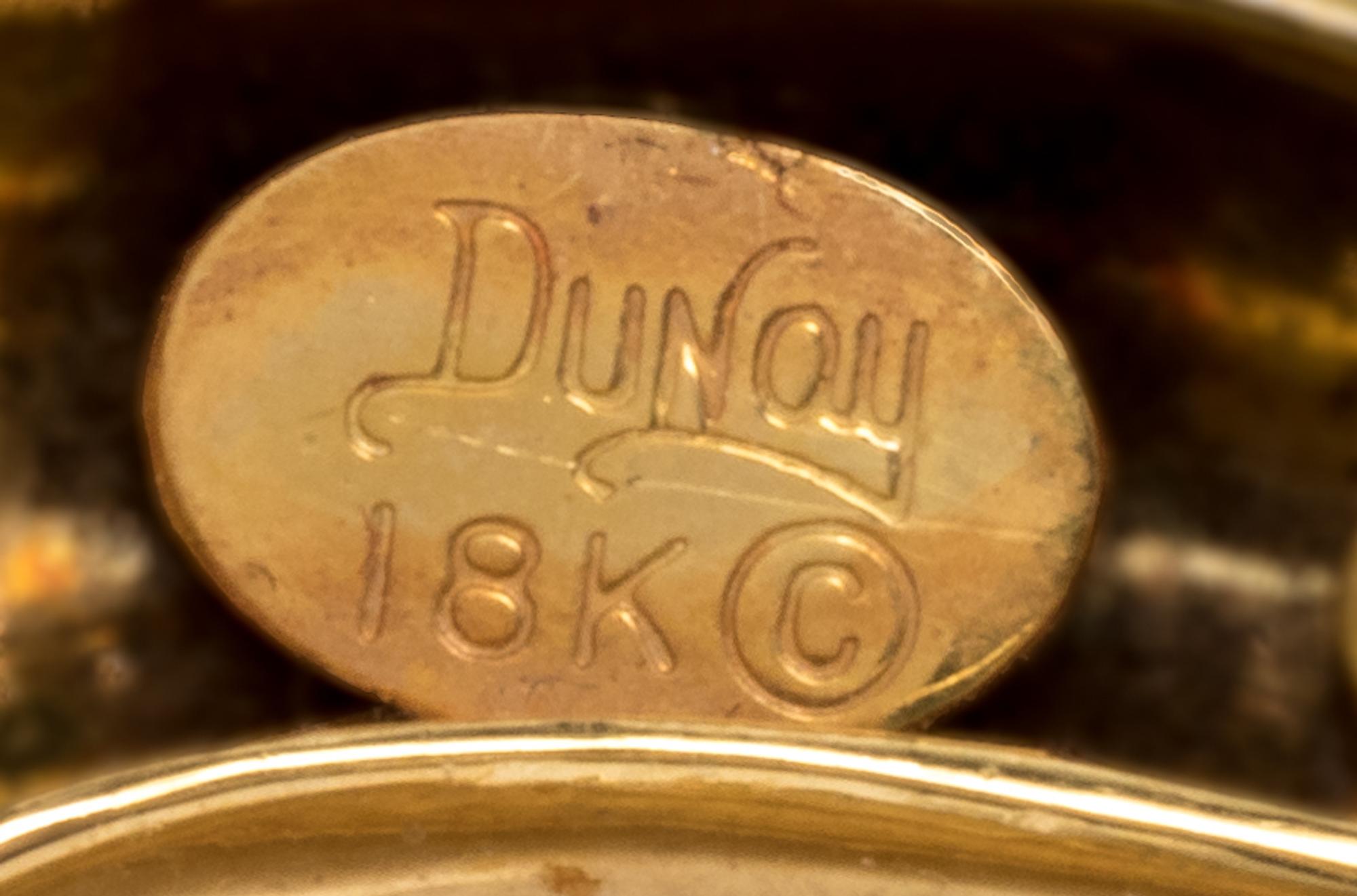An 18 Karat Yellow Gold Brooch, Henry Dunay,