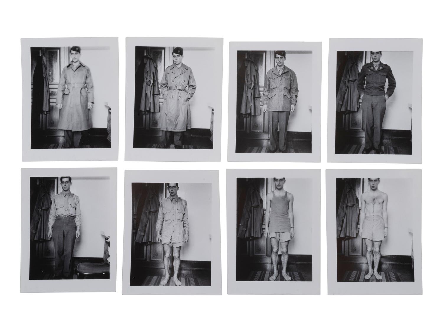 [WORLD WAR II]. Sergeant Frederic H. Harf archive incl. photographs and Holocaust-related documents