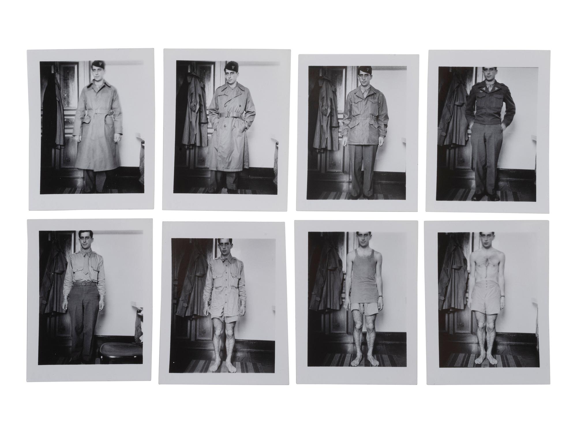 [WORLD WAR II]. Sergeant Frederic H. Harf archive incl. photographs and Holocaust-related documents