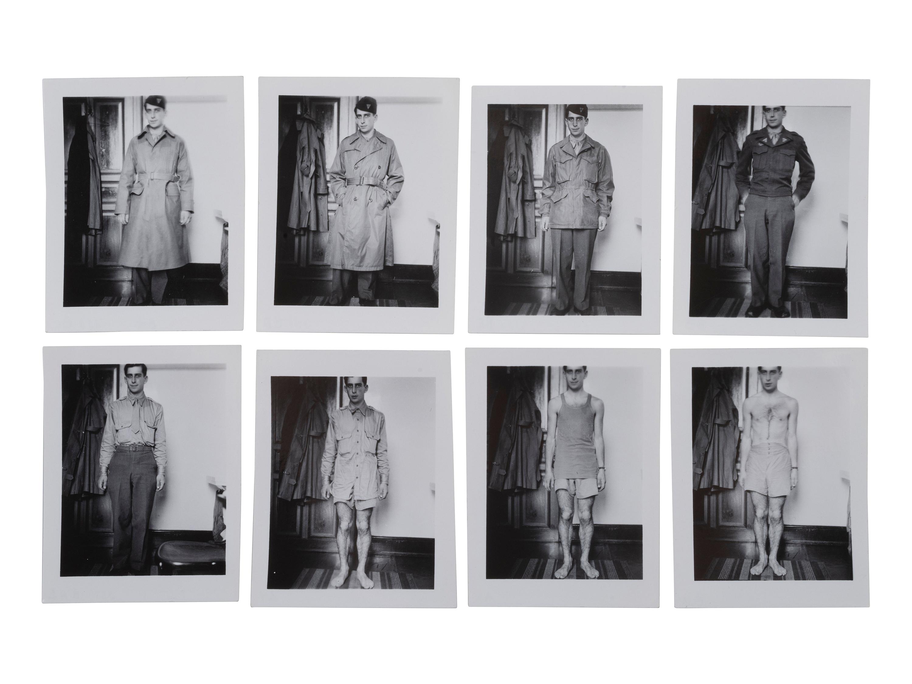 [WORLD WAR II]. Sergeant Frederic H. Harf archive incl. photographs and Holocaust-related documents