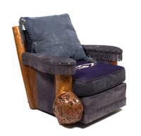 A Molesworth Style Swivel Club Chair Height 32 x width 34 x depth 37 inches.