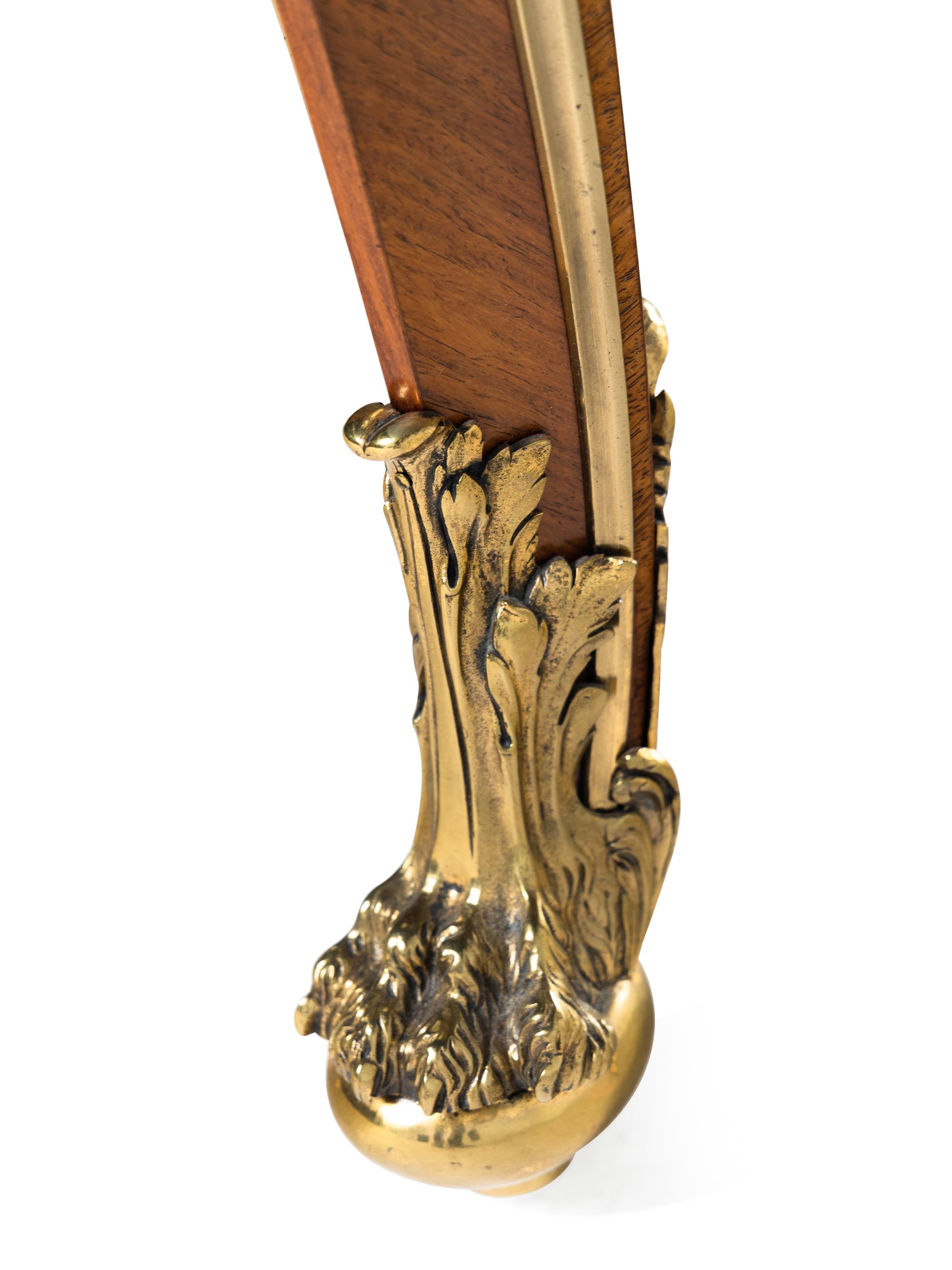 A Louis XV Style Gilt Bronze Mounted Kingwood, Bois Satiné, Mahogany and Marquetry Piano à Queue