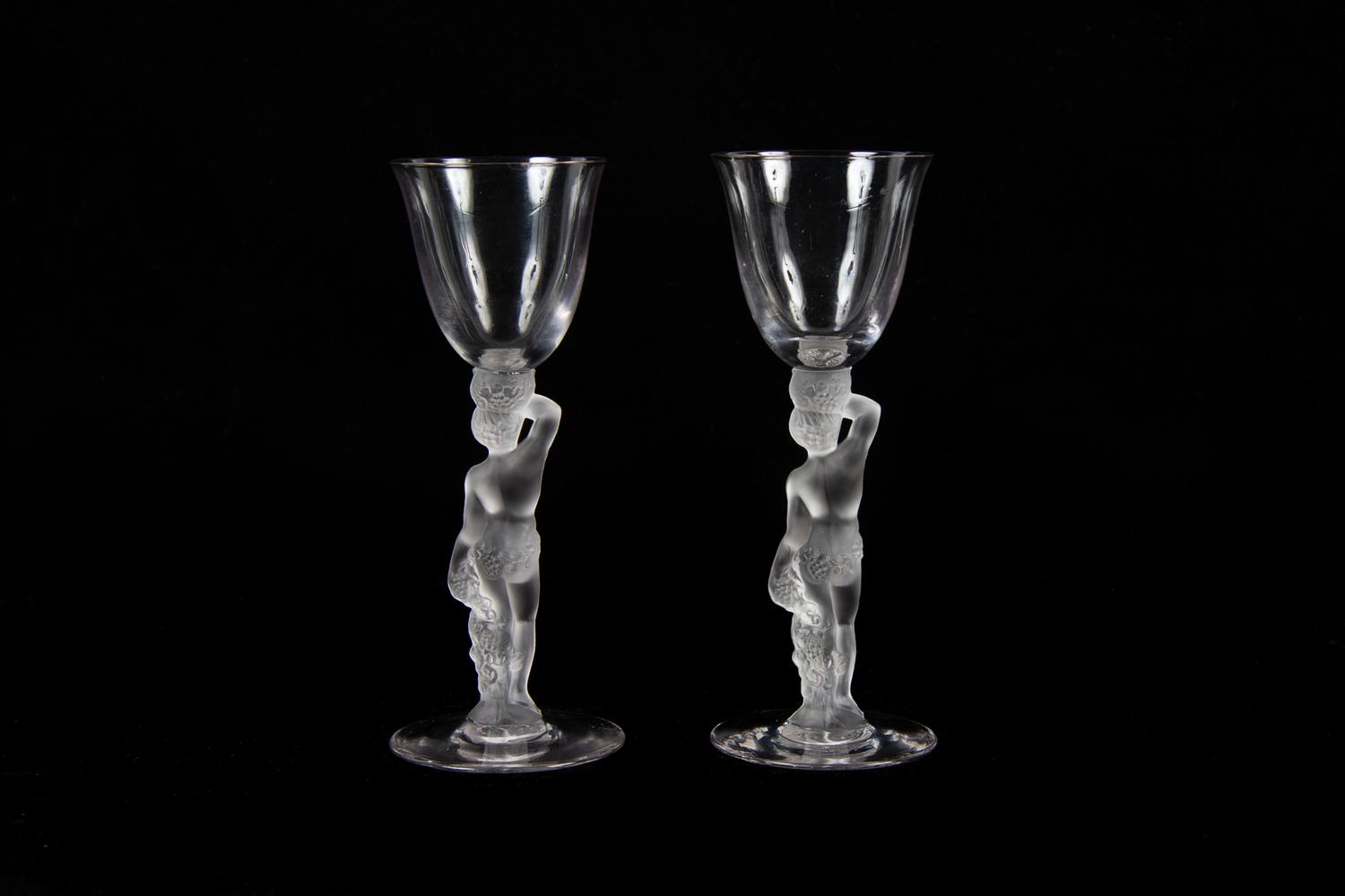 A Pair of Bayel Figural Glasses