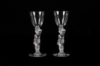 A Pair of Bayel Figural Glasses