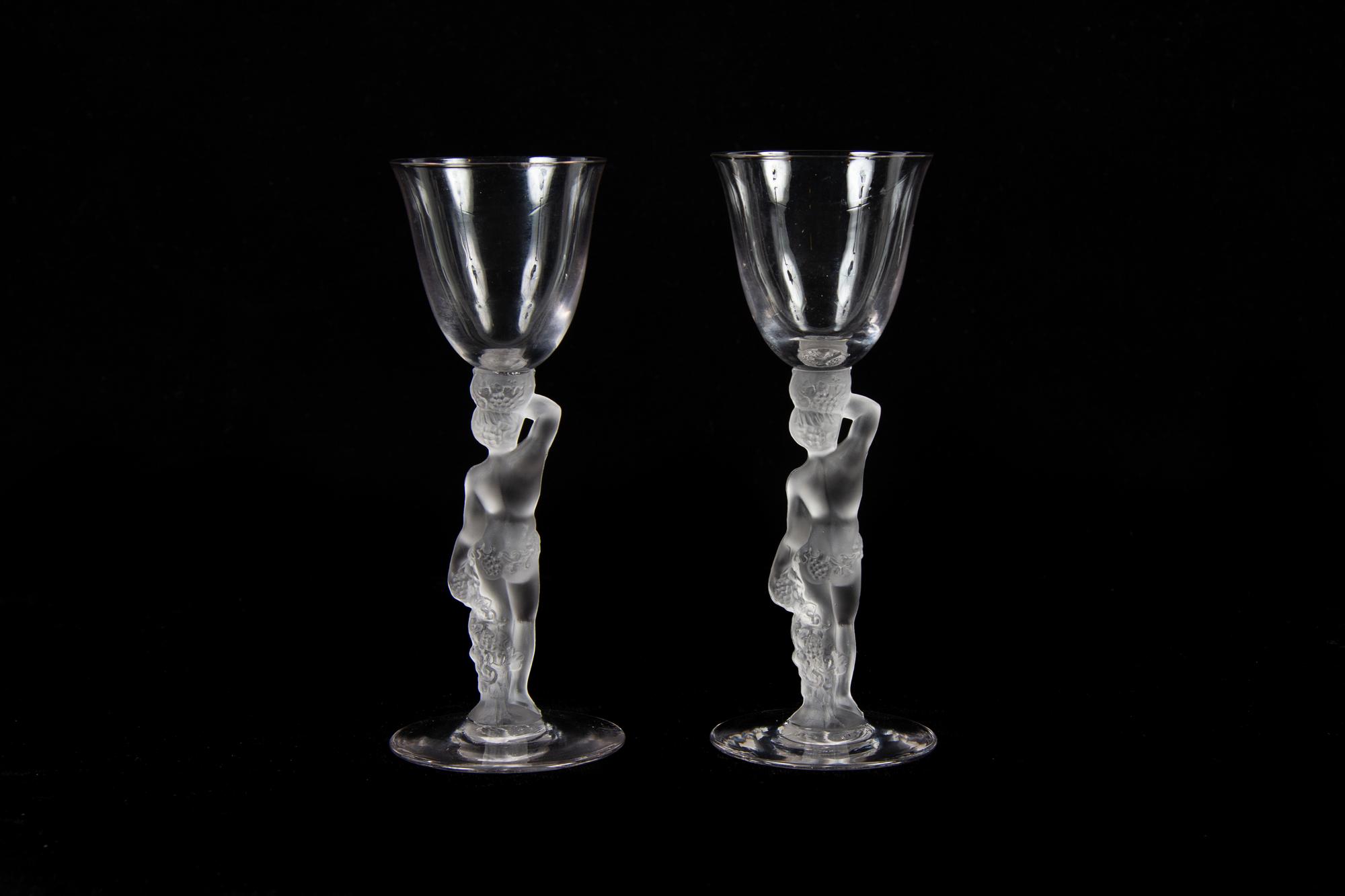 A Pair of Bayel Figural Glasses