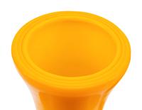 A Pair of Chinese Export Yellow Glass Vases