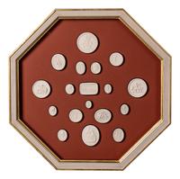 Four Framed Groups of Grand Tour Plaster Intaglios