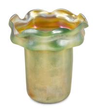 An American Iridescent Glass Vase