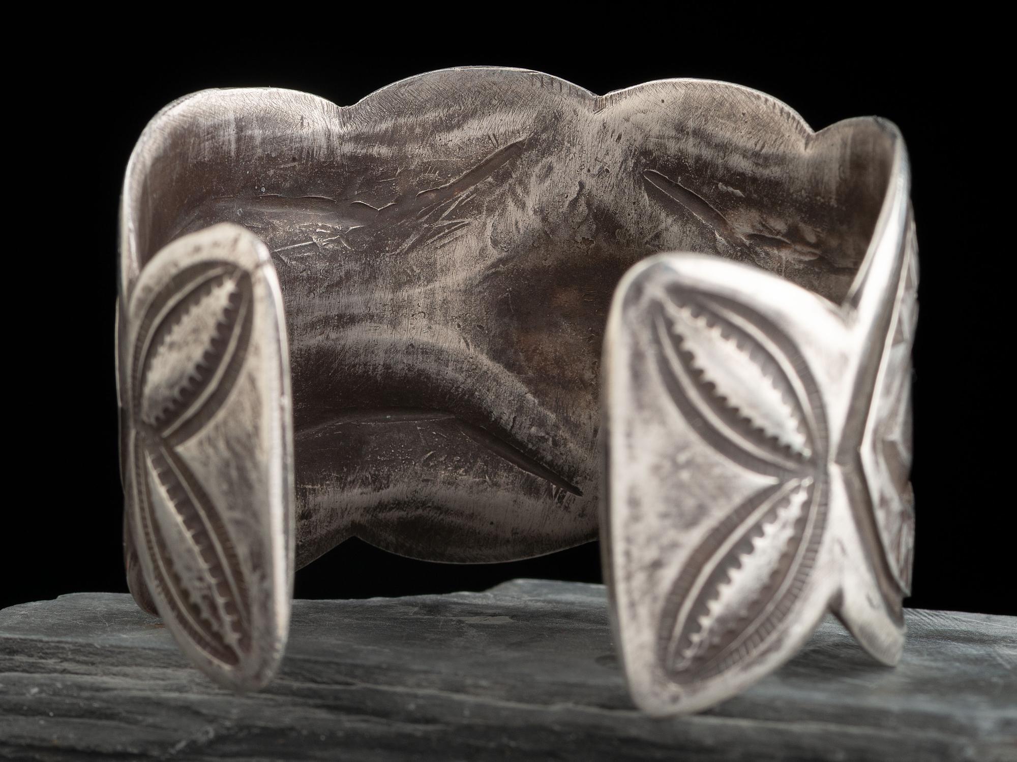 Navajo Stamped Ingot Cuff Bracelet