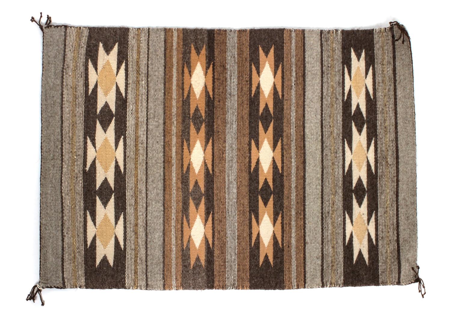 Two Crystal Rugs First: 20 x 30 inches.