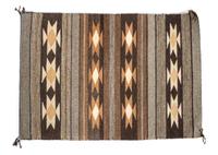 Two Crystal Rugs First: 20 x 30 inches.