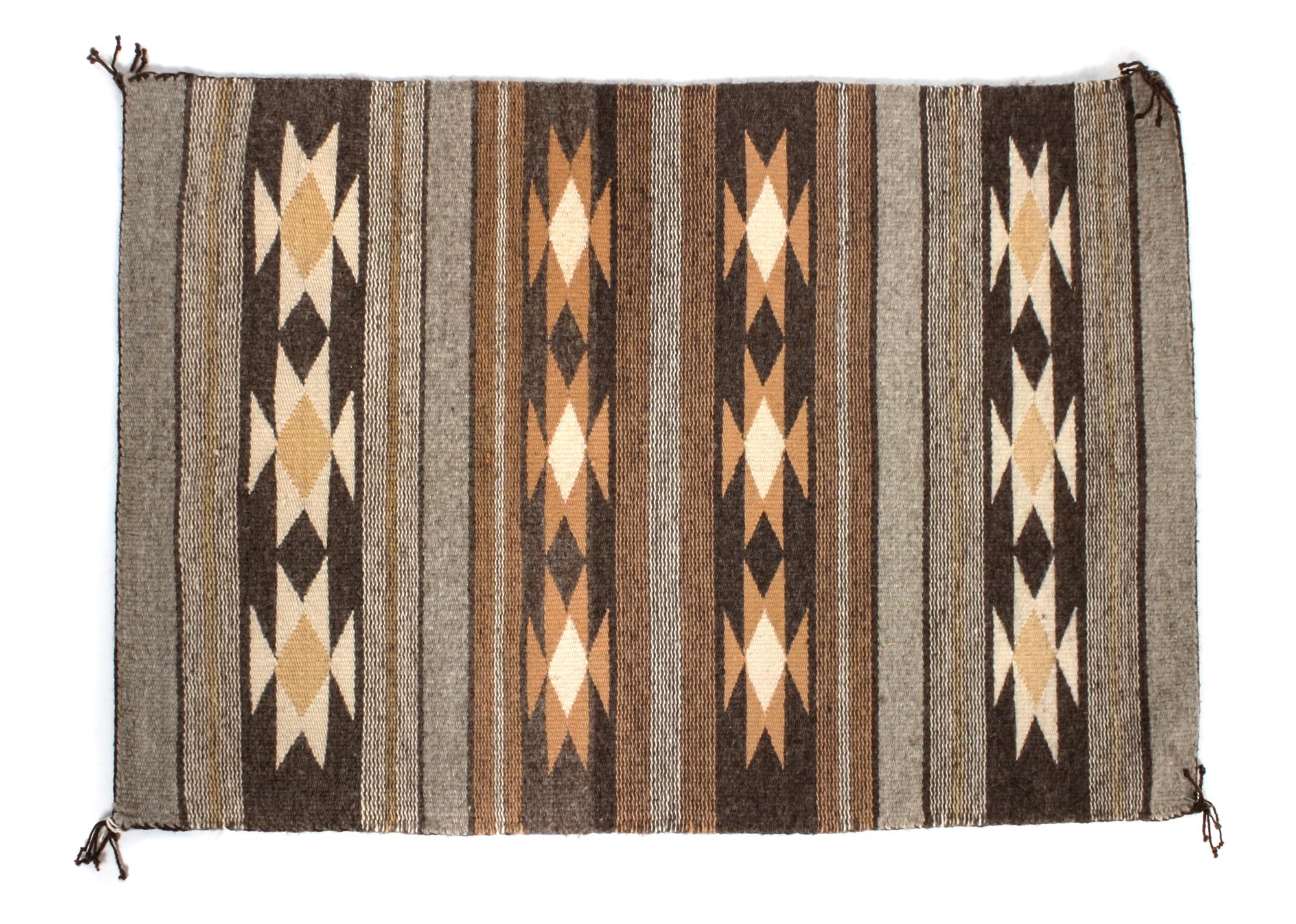 Two Crystal Rugs First: 20 x 30 inches.
