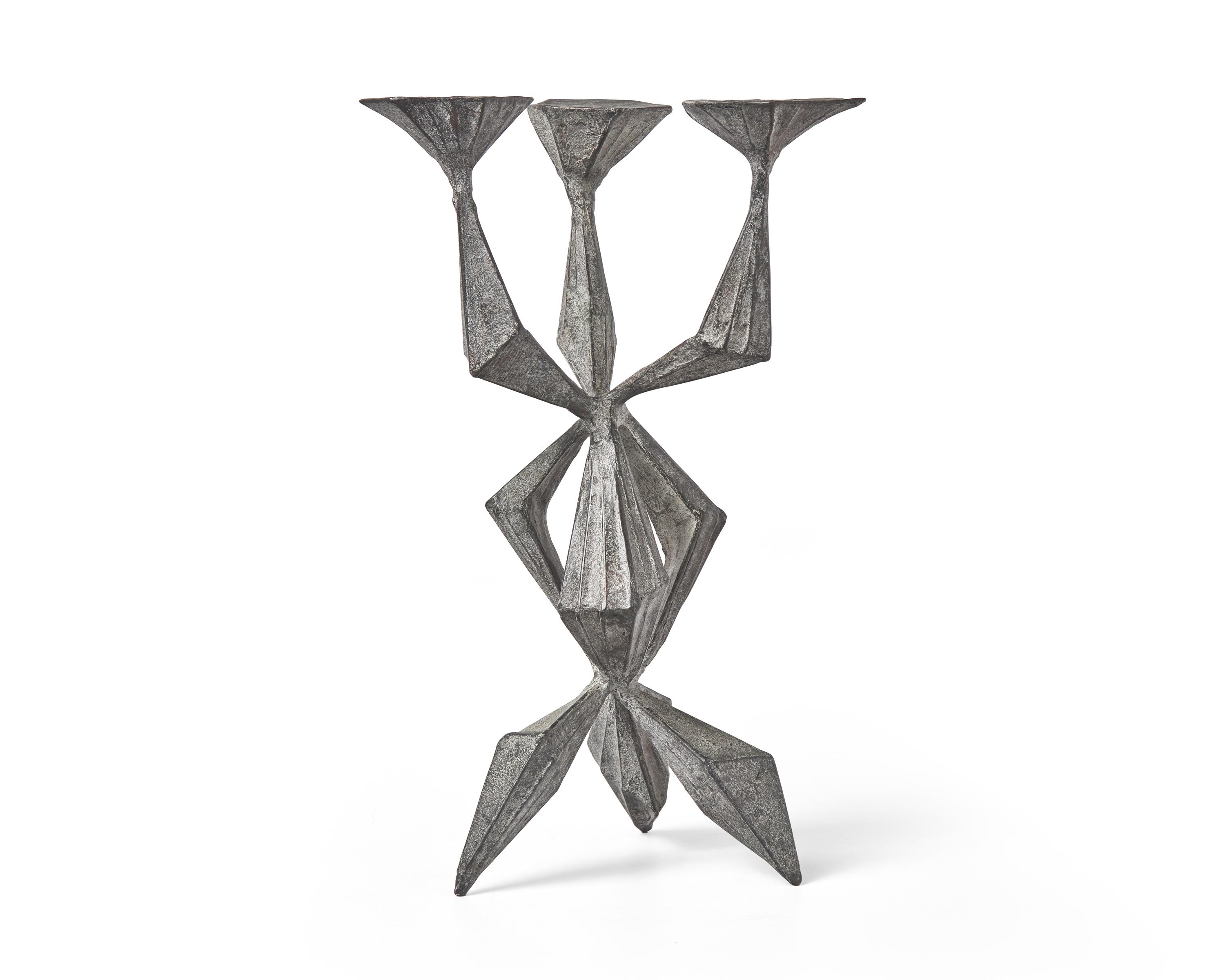 Lynn Chadwick (British, 1914-2003) - Three Branched Candle Holder III