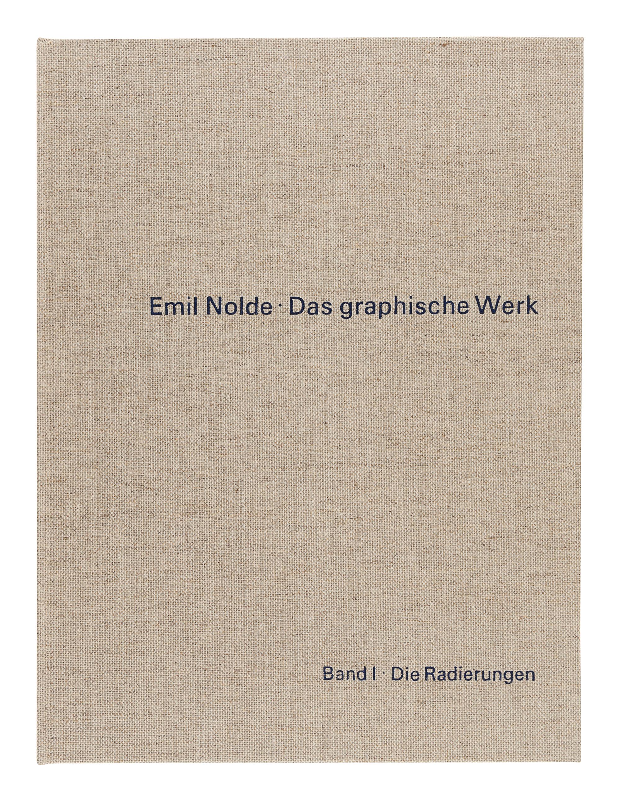 [NOLDE, Emil (1867-1956)]. SCHIEFLER, von Gustav. Emil Nolde: Das Graphische Werk. Band I: Die Radierungen; Band II: Holzschnitte und Lithographien. Cologne: Verlag M. DuMont Schauberg, 1967.