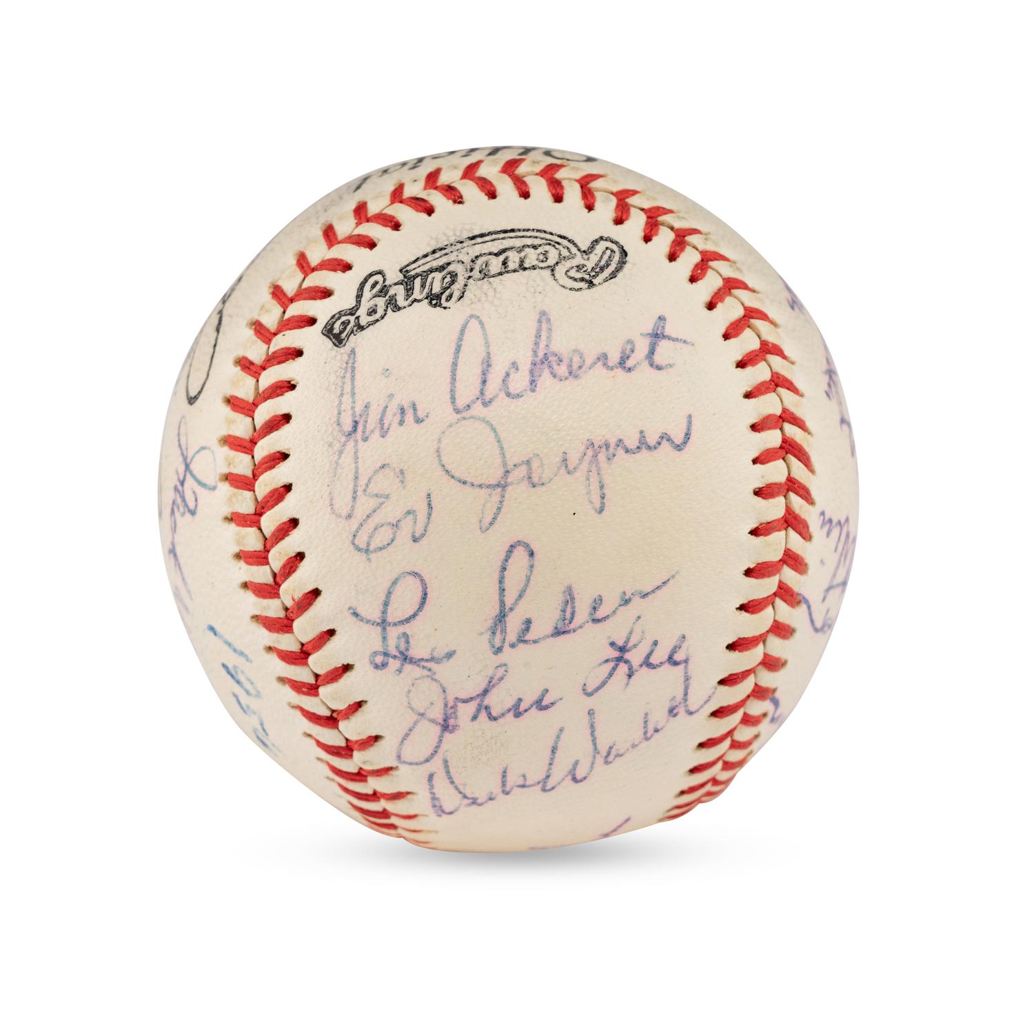 A 1956 Shreveport Sports Team Signed Autograph Baseball