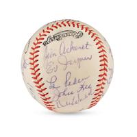 A 1956 Shreveport Sports Team Signed Autograph Baseball