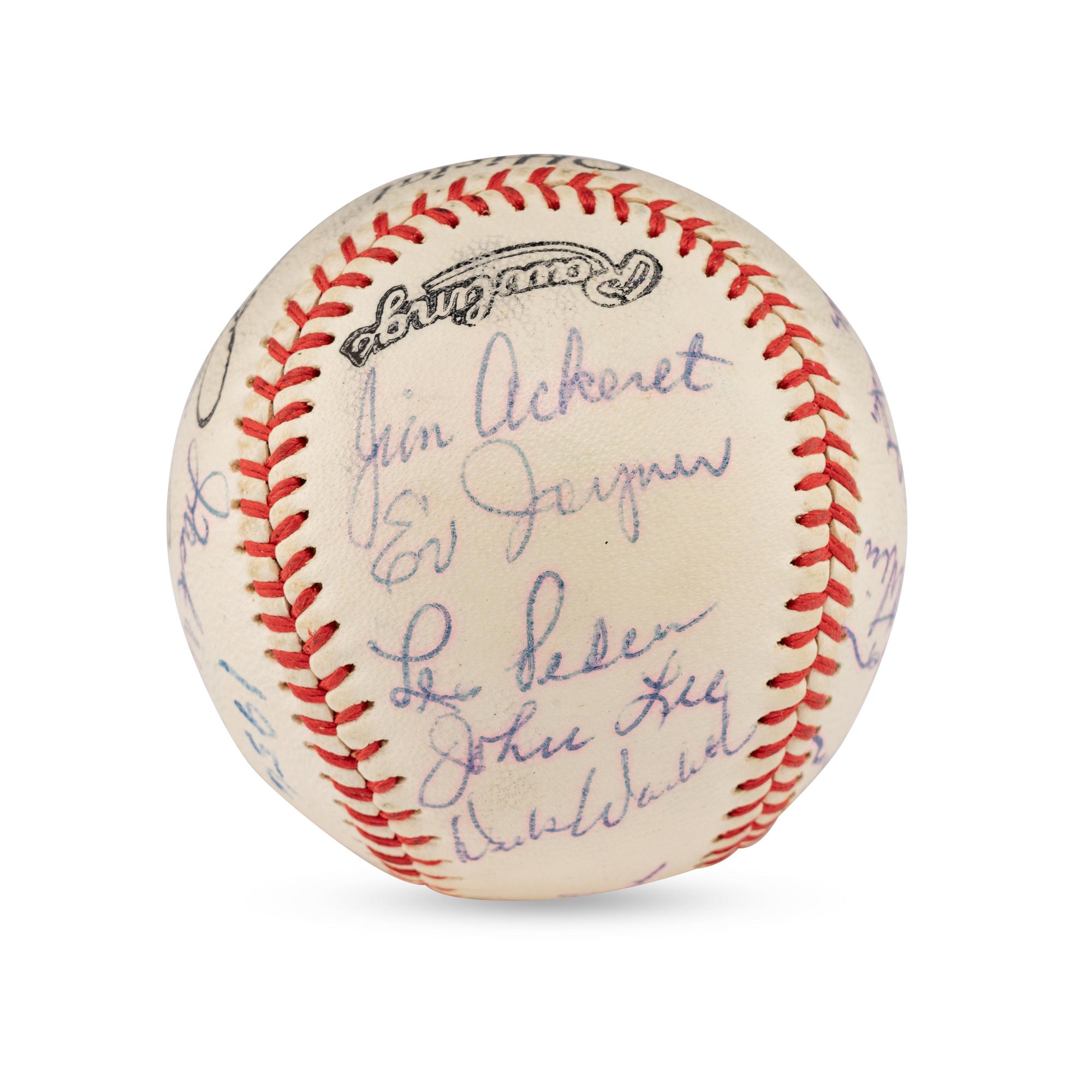 A 1956 Shreveport Sports Team Signed Autograph Baseball