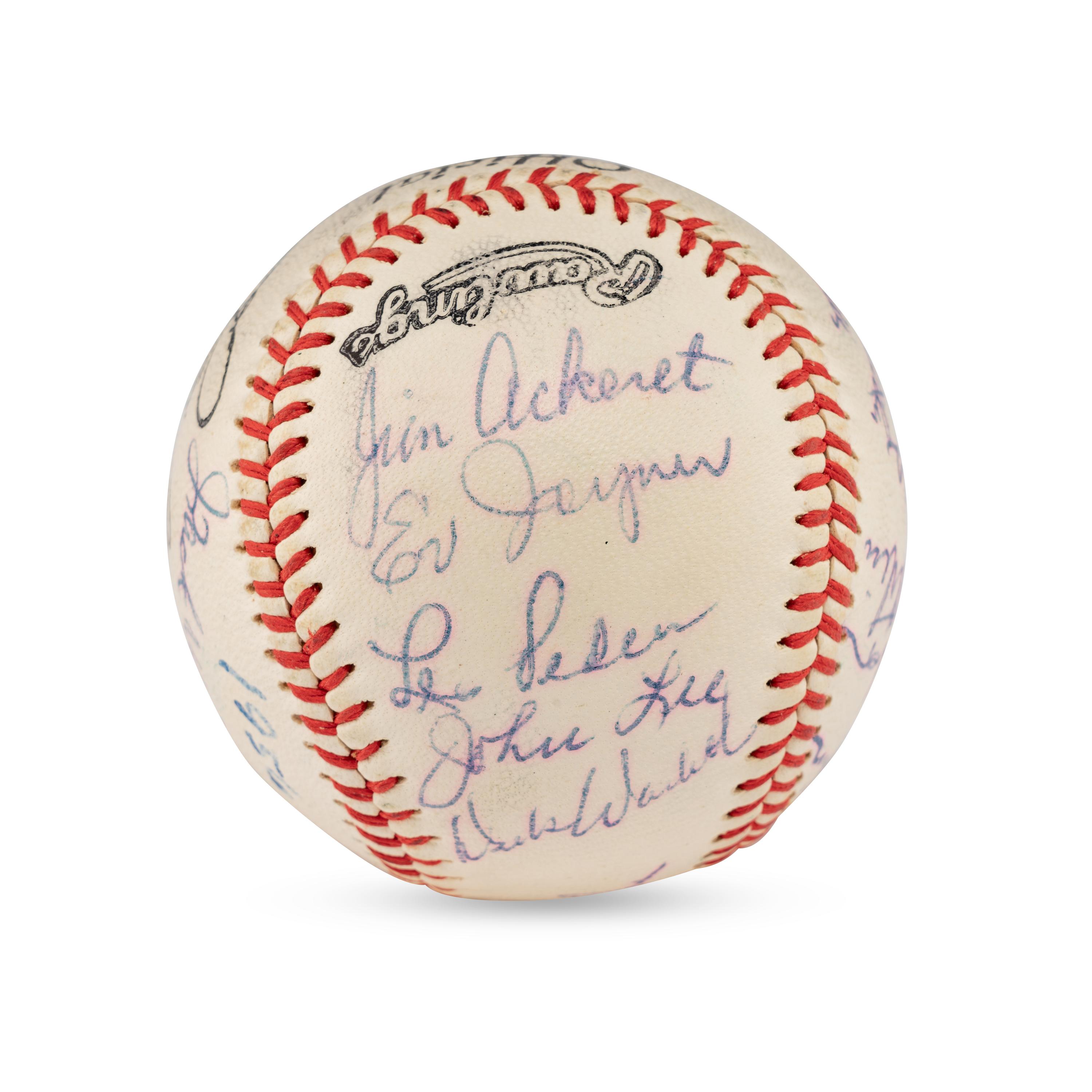 A 1956 Shreveport Sports Team Signed Autograph Baseball