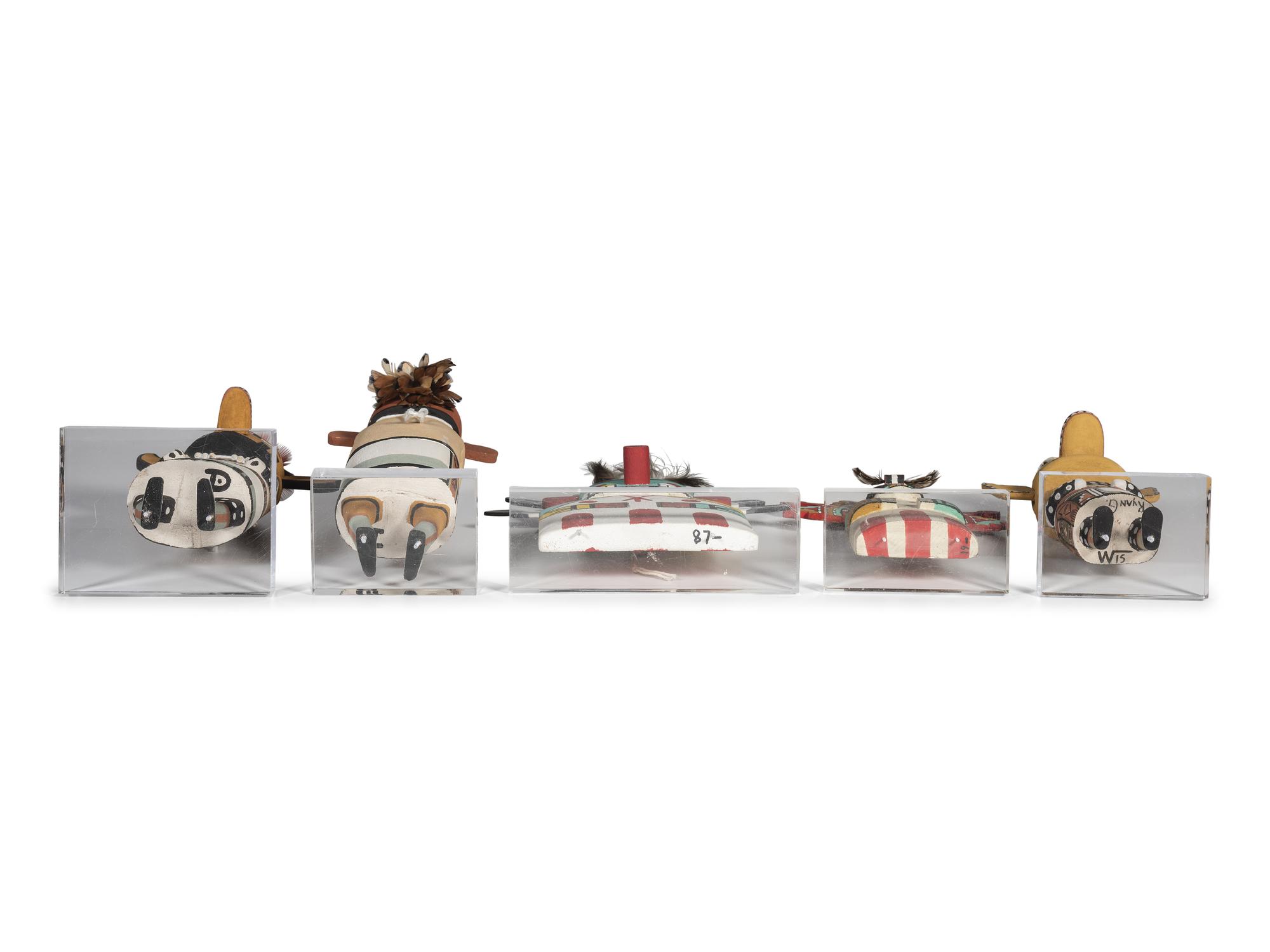 Collection of Hopi Katsina Dolls
