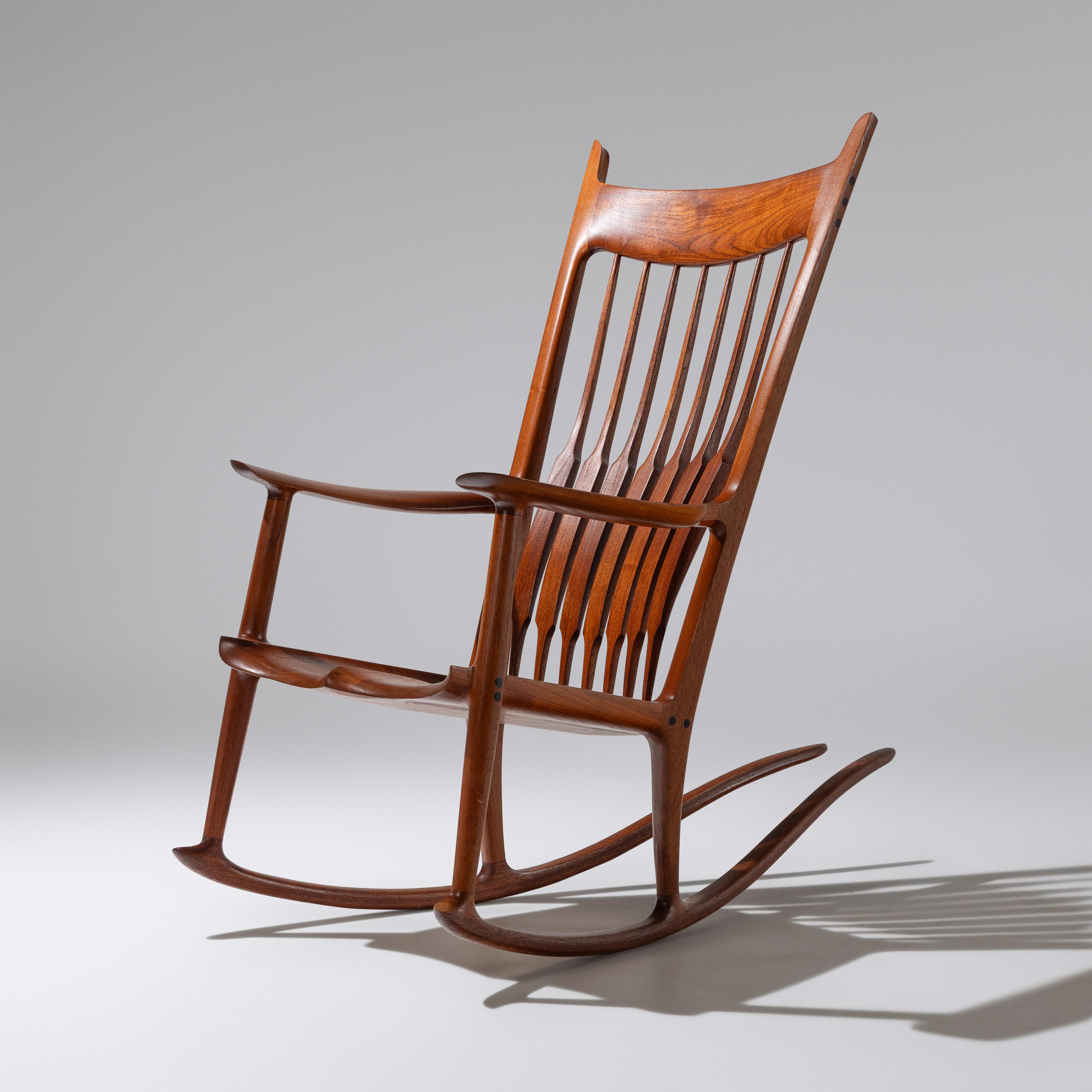 Sam Maloof (American, 1916–2009) — Rocking Chair, 1987