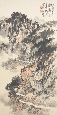 Ten Framed Chinese Paintings and Calligraphic Inscriptions, 20th Century — 近現代中國書畫一組十件