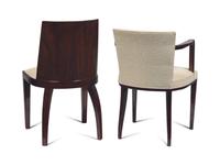 A Set of Eight Art Deco Mahogany Dining Chairs