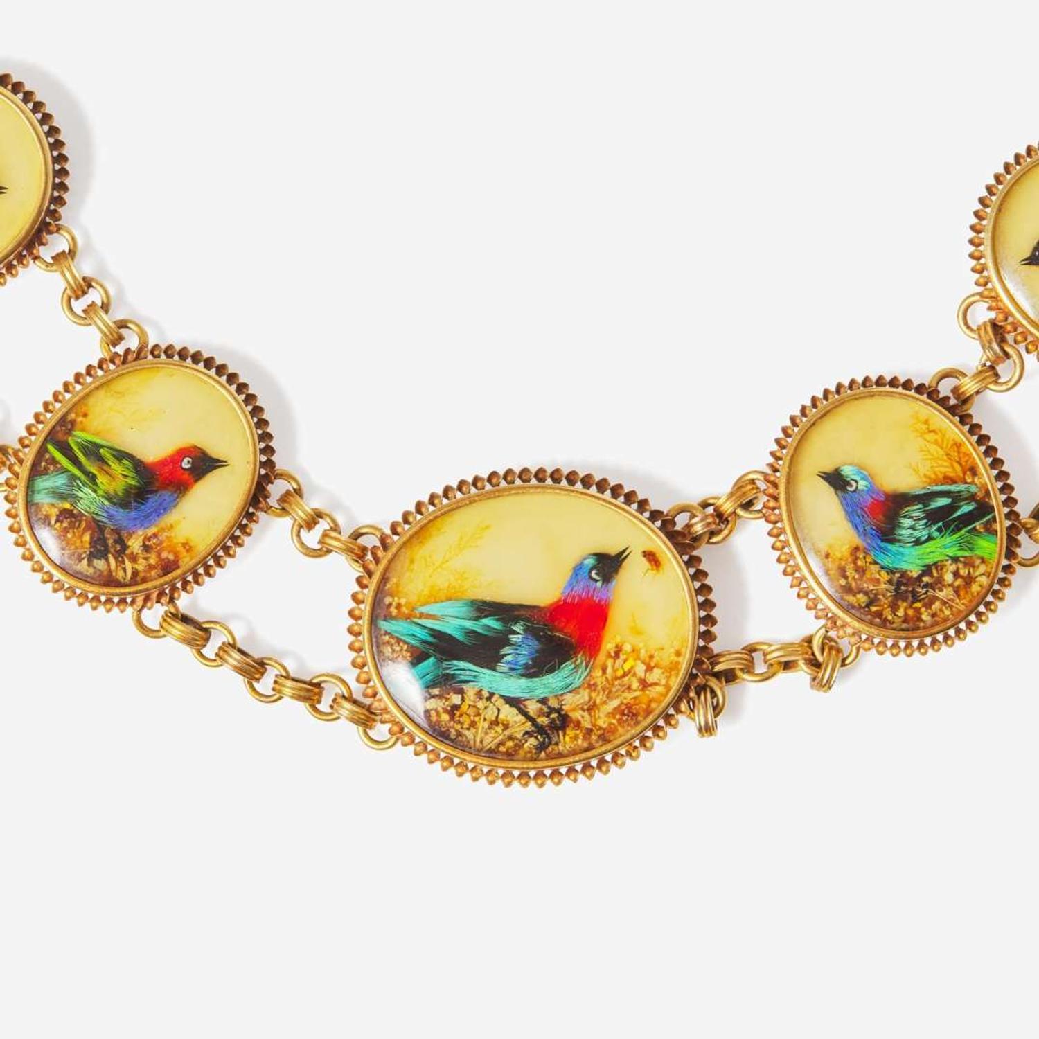 A Three-Piece French Jewelry Suite Victorian C.1900