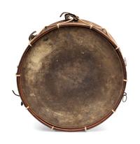 A War of 1812 Painted Militia Drum