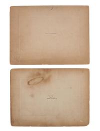 [PHOTOGRAPHY - MILITARY & TRANSPORTATION]. A group of 5 turn-of-the-century and WWI-era photographs and artworks.