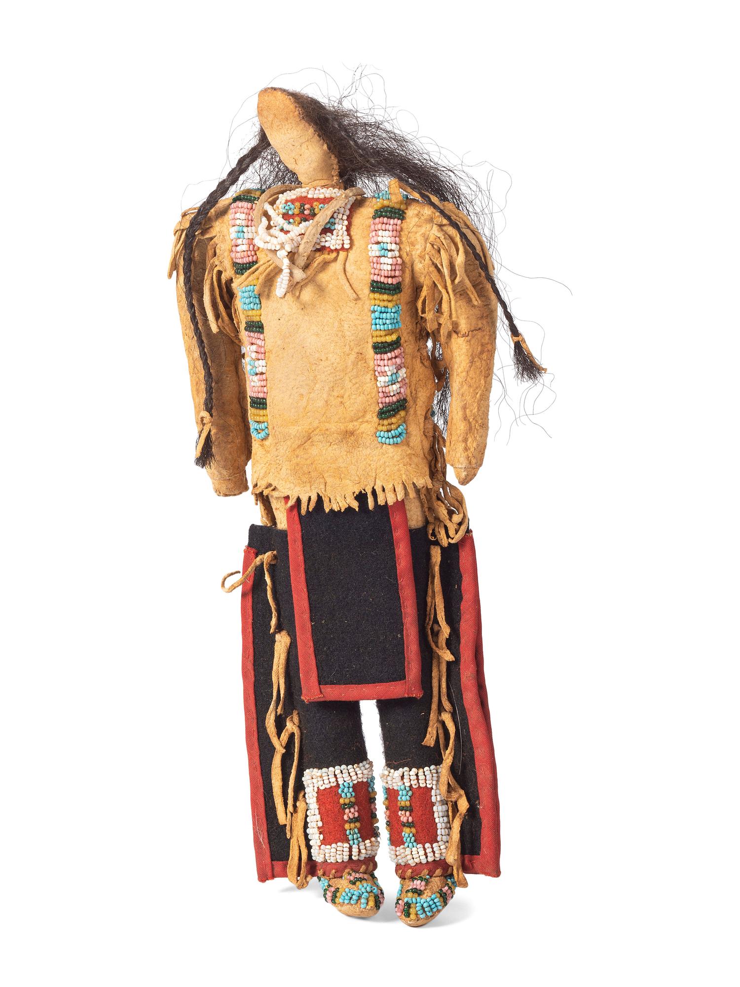 Great Lakes Beaded Hide Male Doll