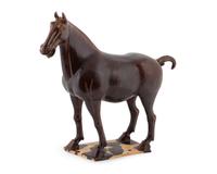 A Contemporary Tang Style Glazed Pottery Horse