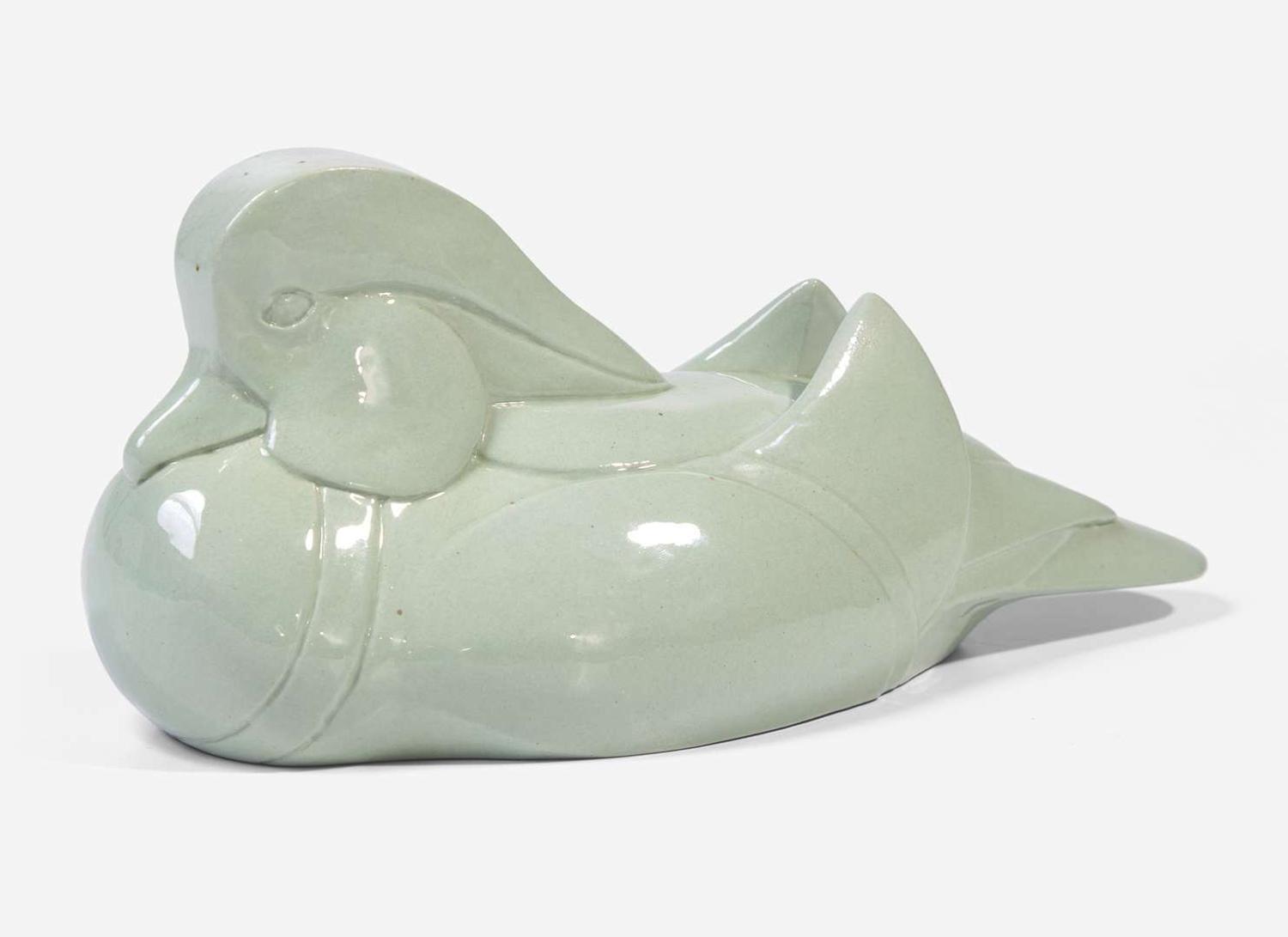 A Wedgwood Mandarin Duck Figure, UK, 1930s