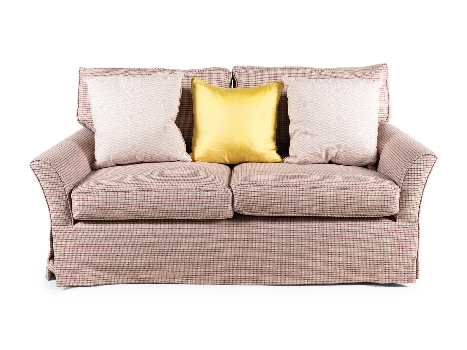 A JJ Custom Two-Seat Sofa