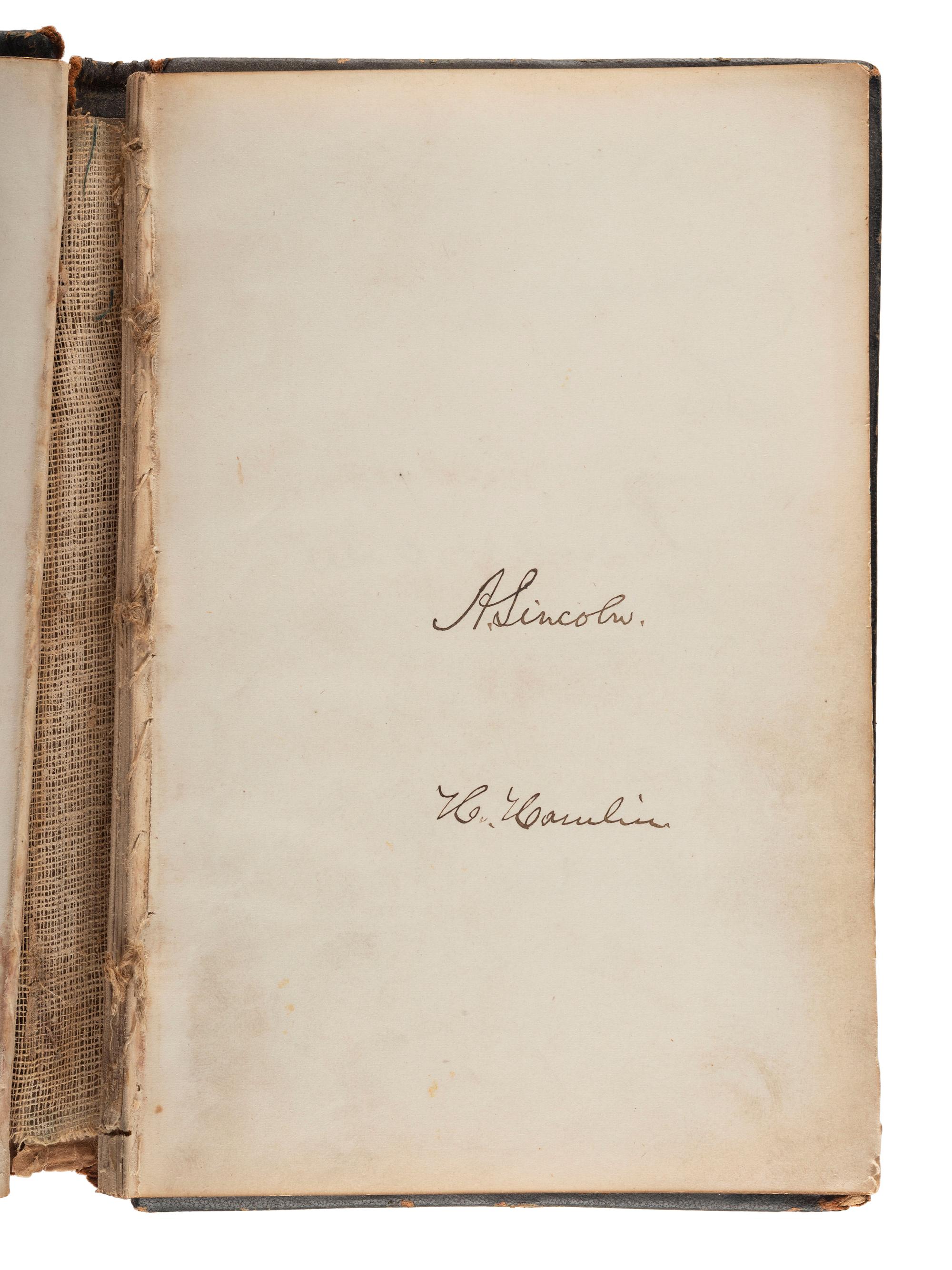 [LINCOLN, Abraham (1809-1865), DOUGLASS, Frederick (ca 1818-1895), and others - AUTOGRAPH ALBUM].