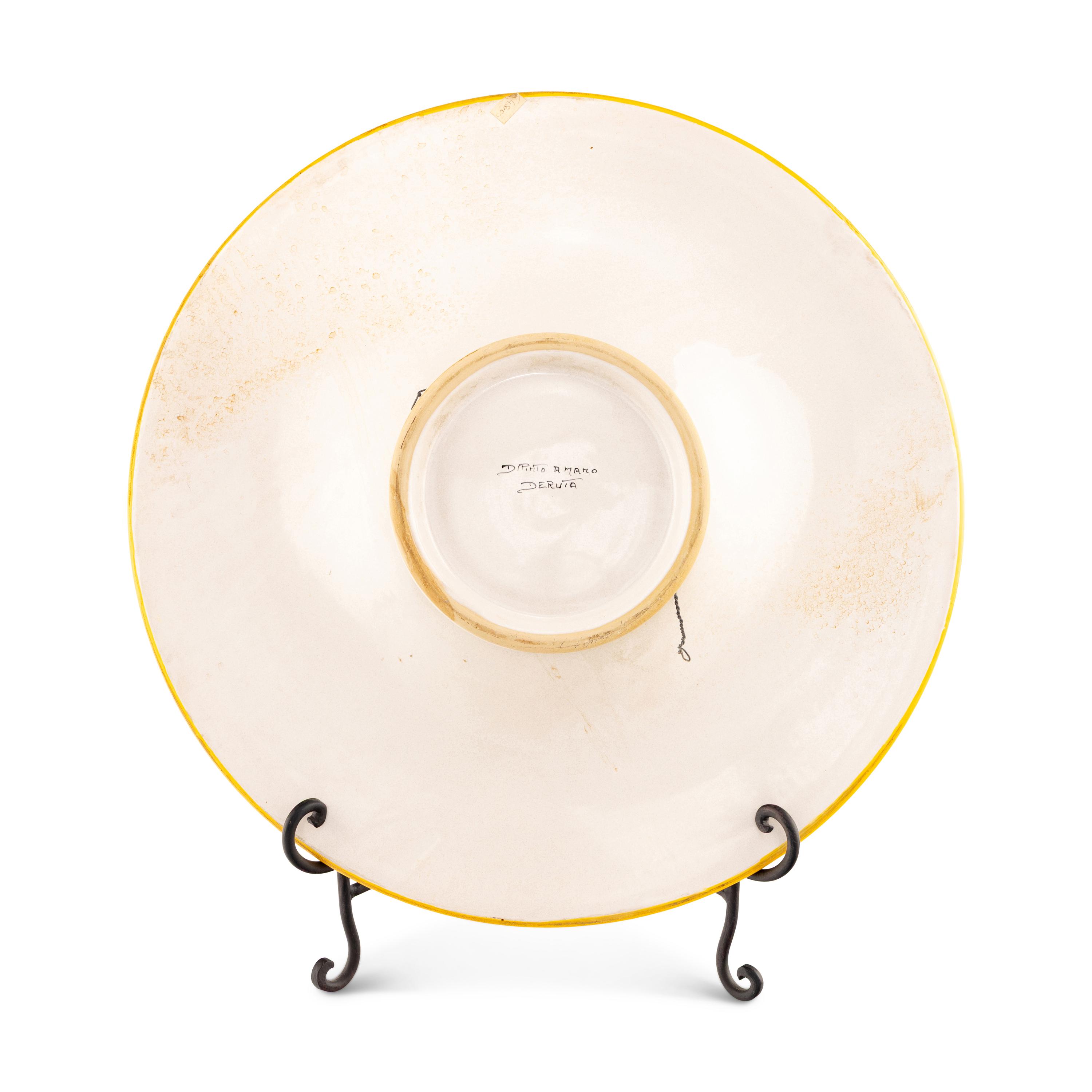 A Large Majolica Charger