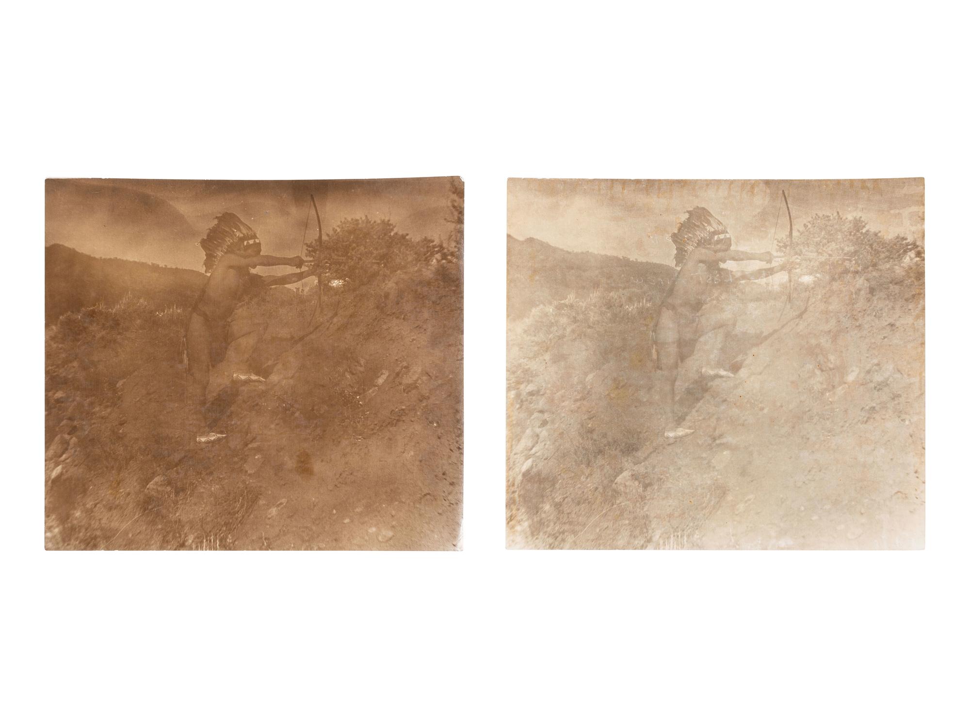 [NATIVE AMERICANS]. MOON, Carl (1879-1948). A group of 5 photographs of Native American subjects.