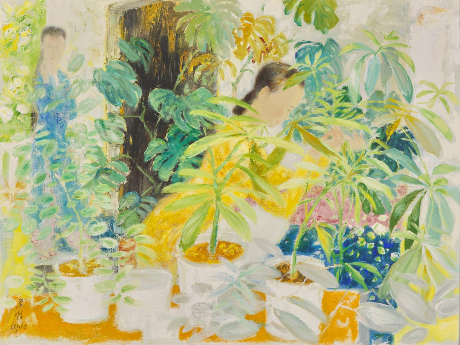Le Pho 黎譜 (French/Vietnamese, 1907-2001) — Les Fleuristes , 1973