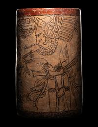 A Maya Codex Style Cylinder Vessel