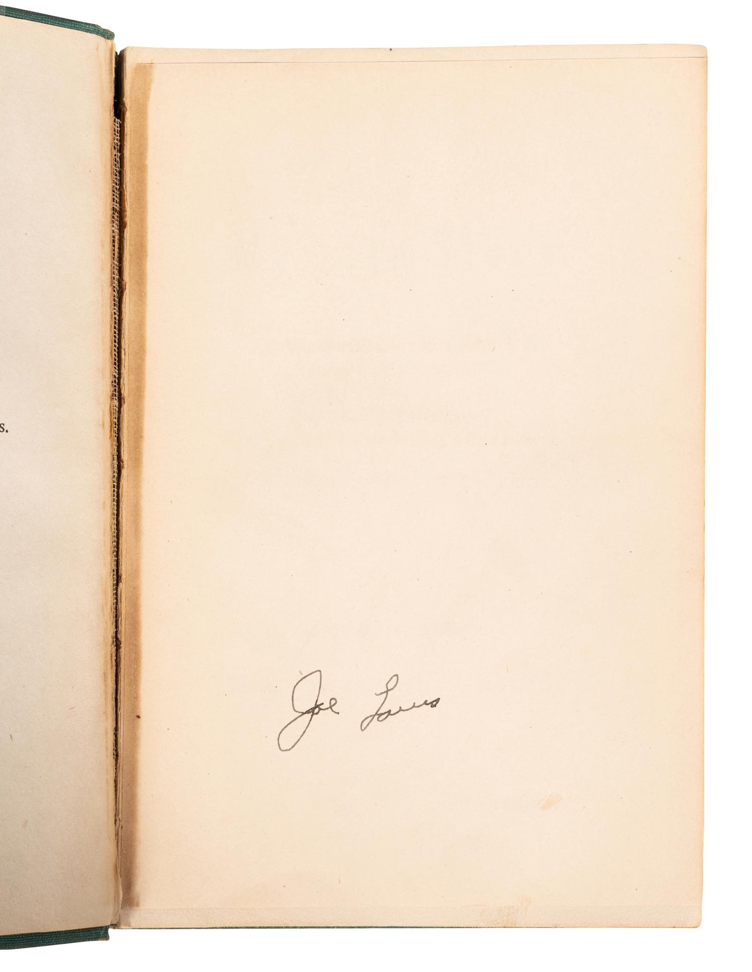 A Group of Six Books Authored By Or About Joe Louis (Including One Signed Autograph Edition),