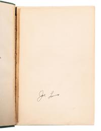 A Group of Six Books Authored By Or About Joe Louis (Including One Signed Autograph Edition),