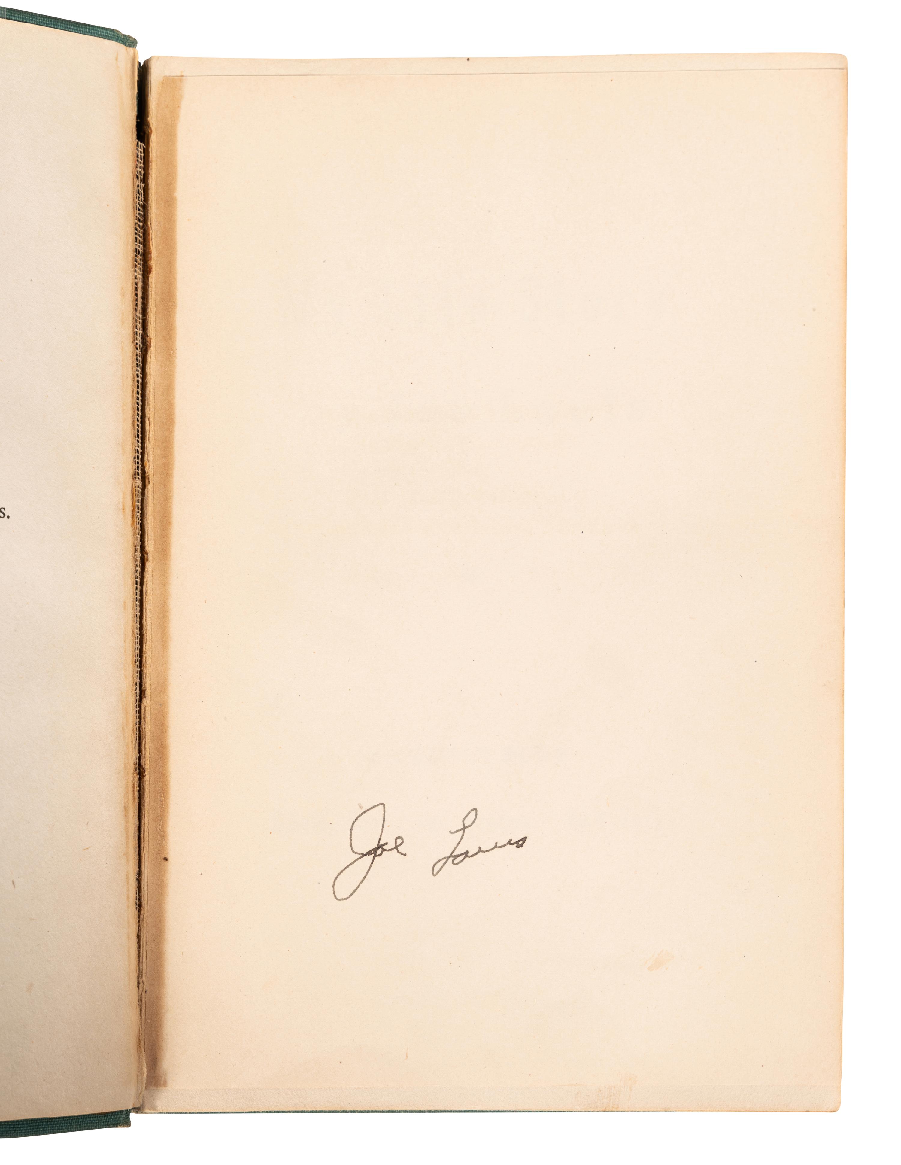 A Group of Six Books Authored By Or About Joe Louis (Including One Signed Autograph Edition),
