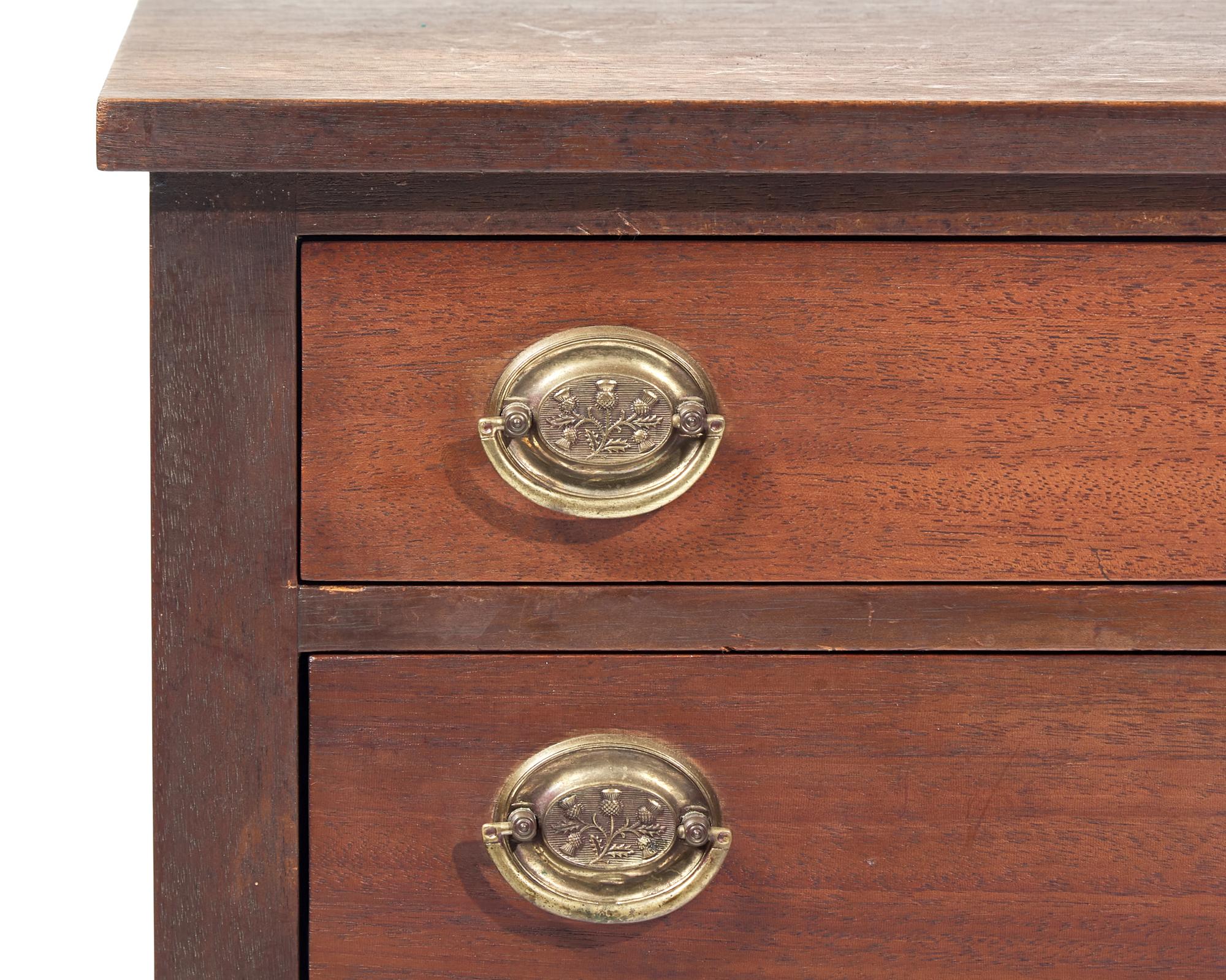 A Group of Three Federal Style Mahogany Two-Drawer Stands