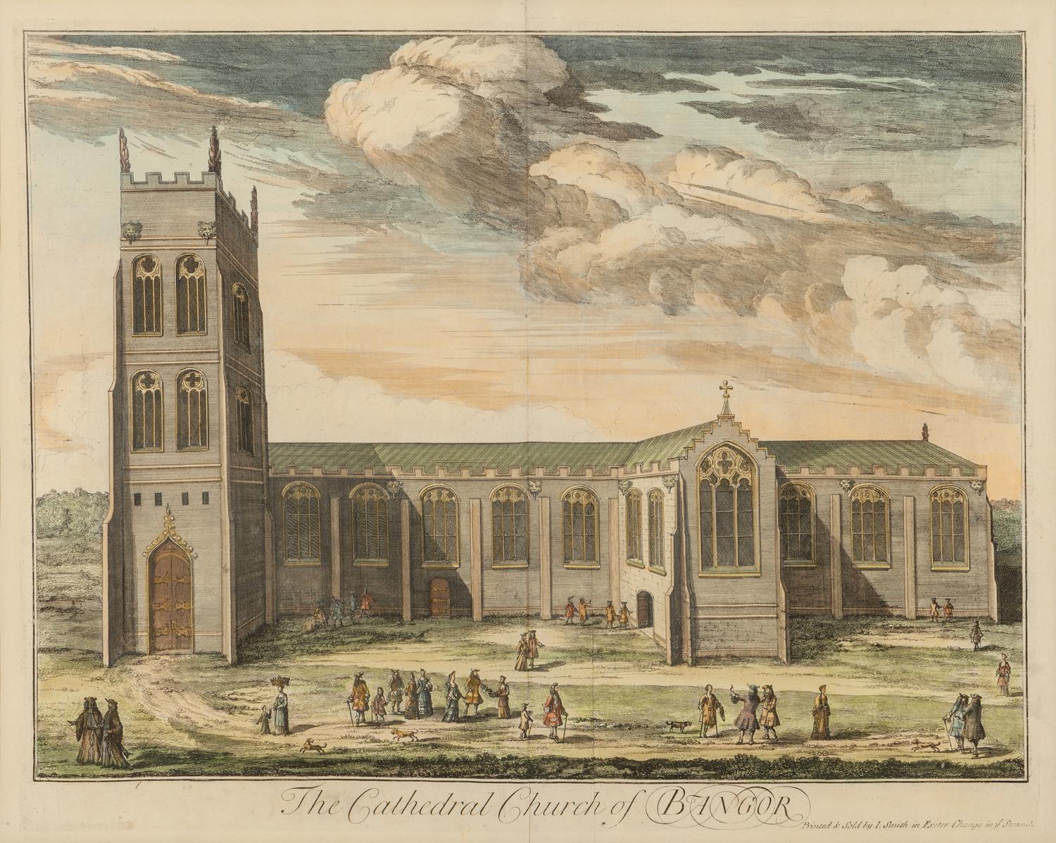 A Collection of Eighteen Hand-Colored Engravings Depicting Views of European Capitals and Famous Buildings