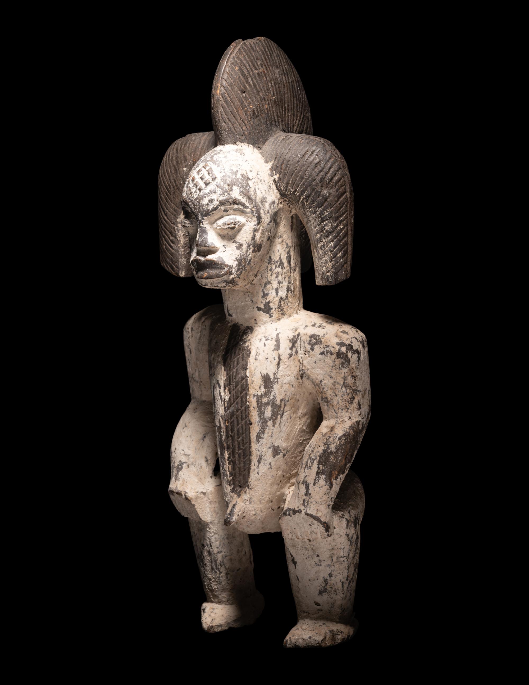 Two Punu Wood Figures