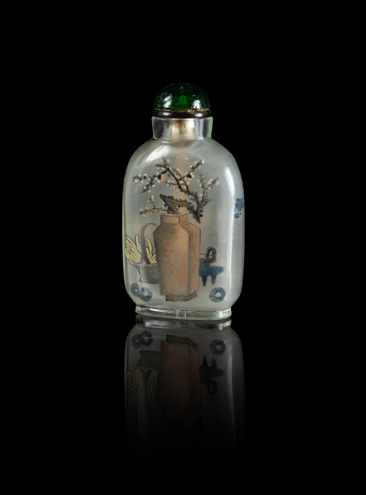 An Inside Painted Glass Snuff Bottle