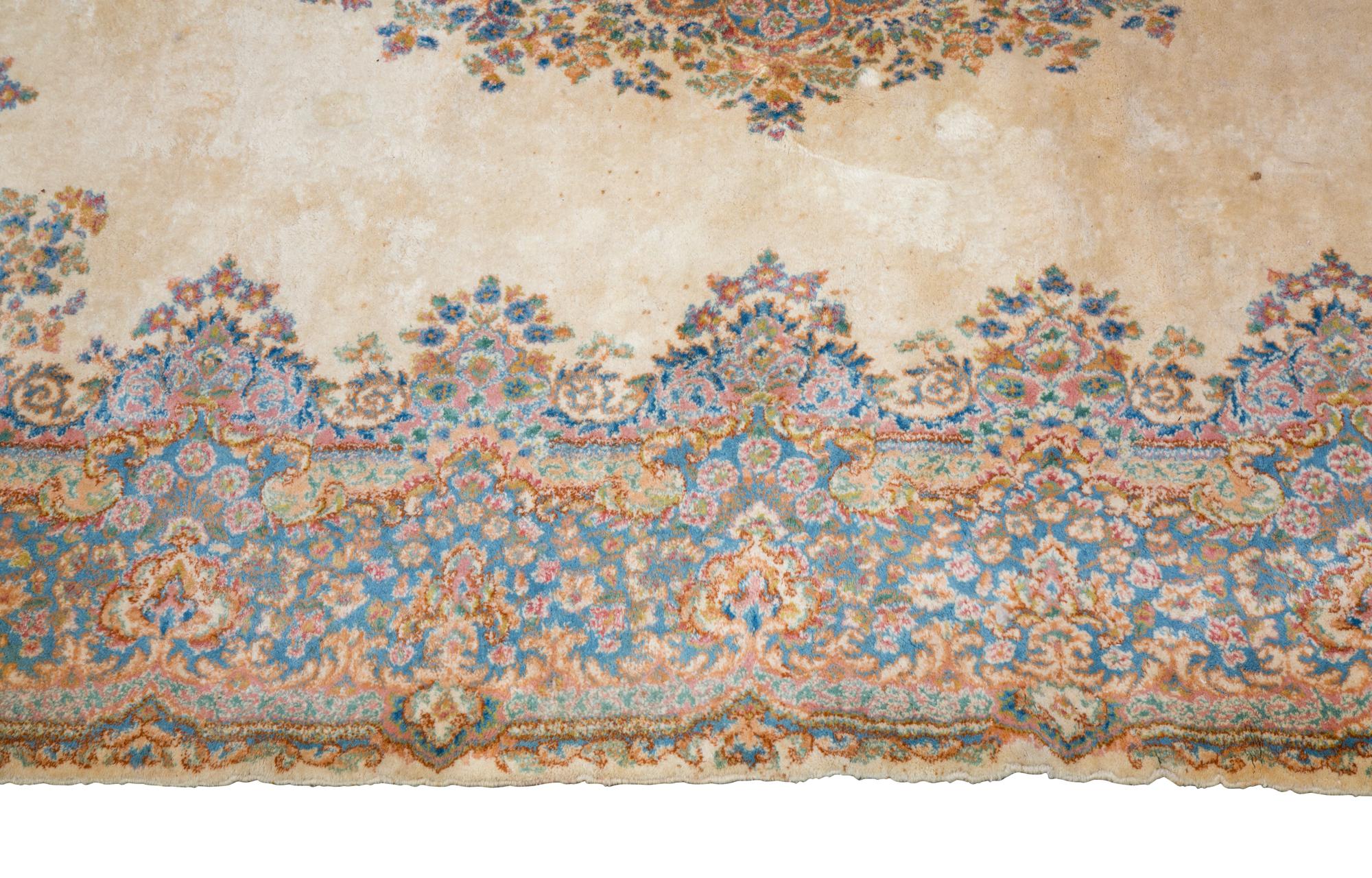 A Kirman Wool Rug