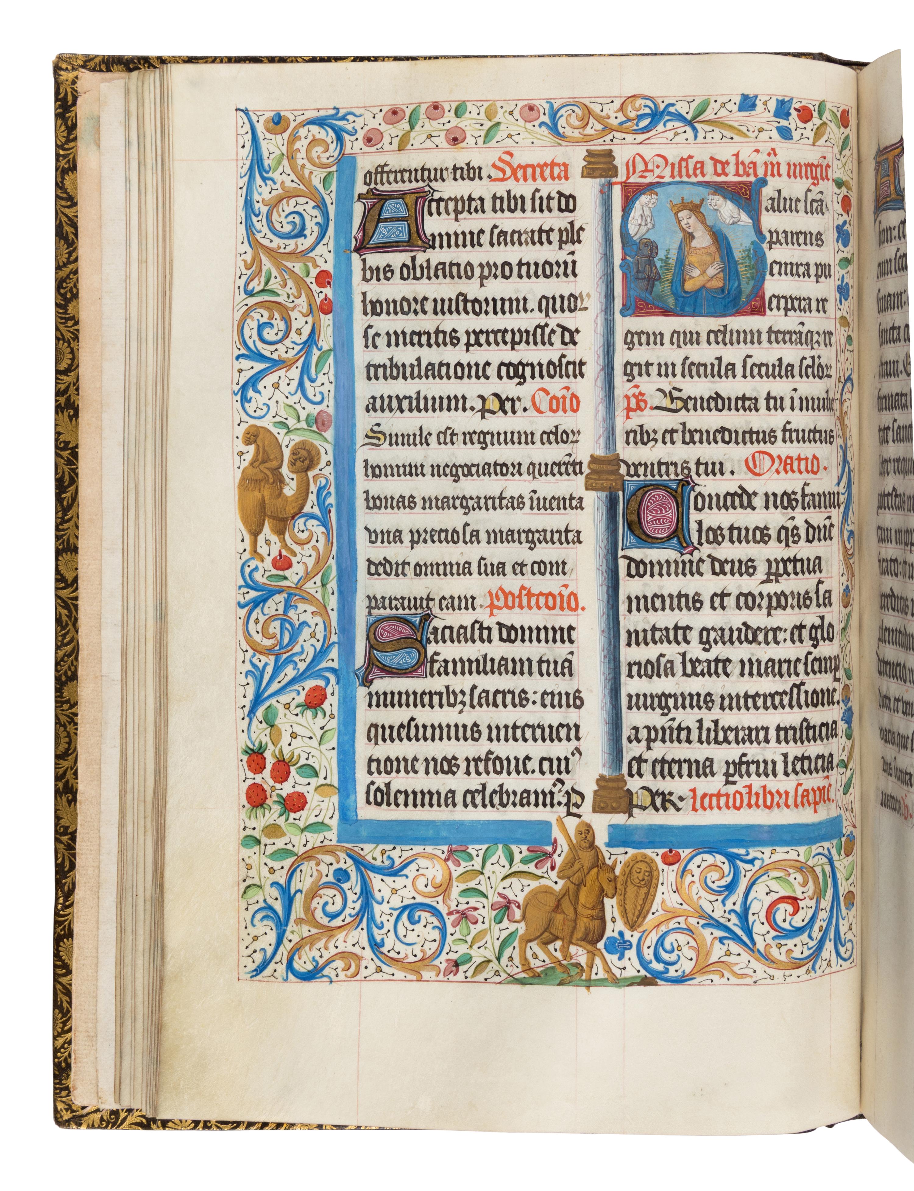 WORKSHOP OF THE MASTER OF THE MISSAL OF TRAVAILLOT (active c. 1480–1500) Missal, in Latin, illuminated manuscript on parchment [France, Chaumont and Langres, c. 1482–1497]