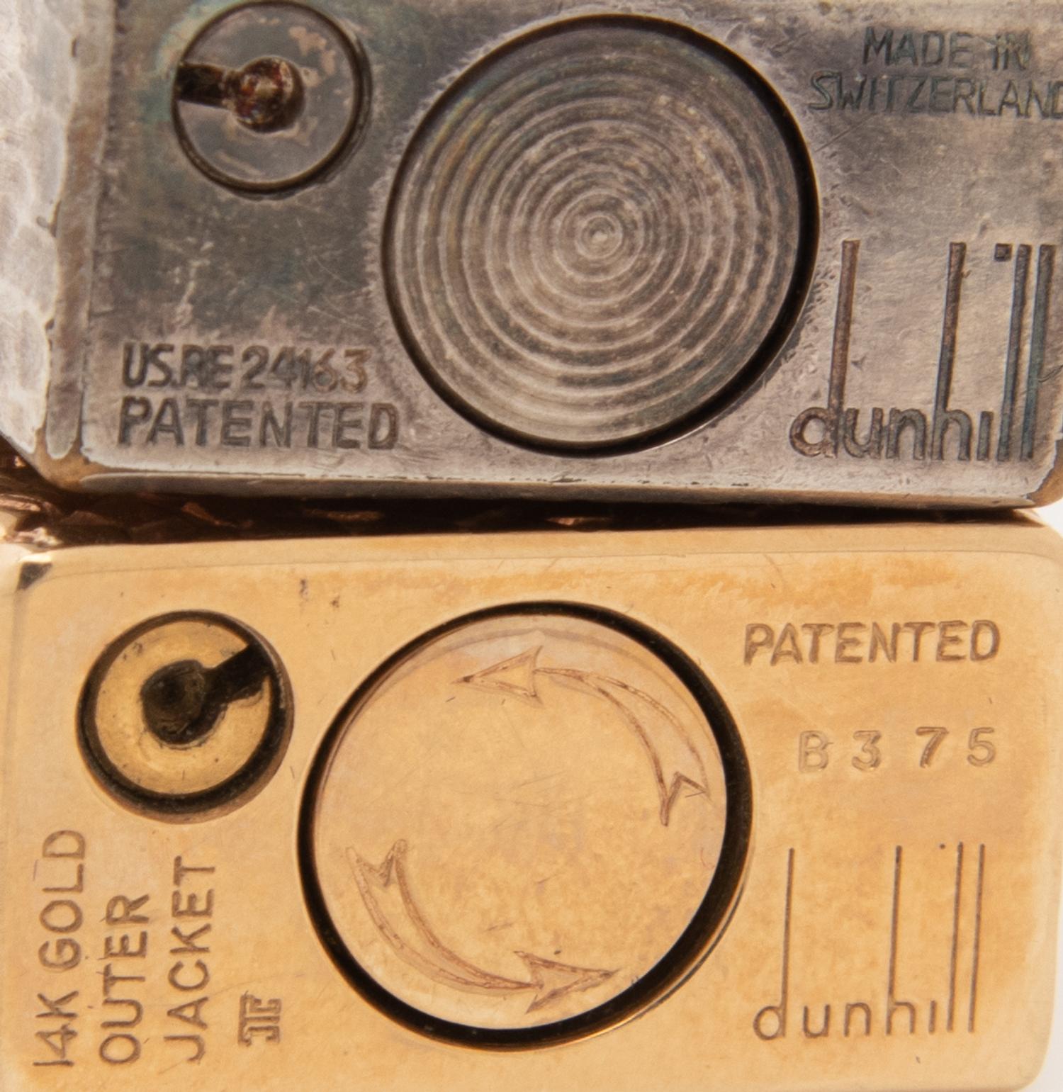 Dunhill, Two "Rollagas" Lighters