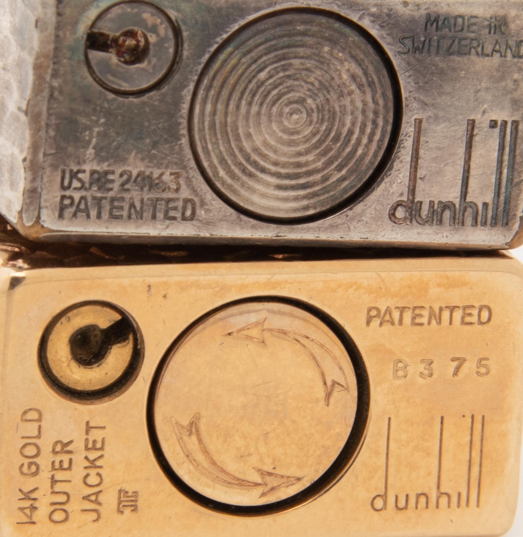 Dunhill, Two "Rollagas" Lighters